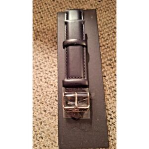 Daniel Wellington DW00200020 Classic Sheffield Italian Leather Watch Band, Black